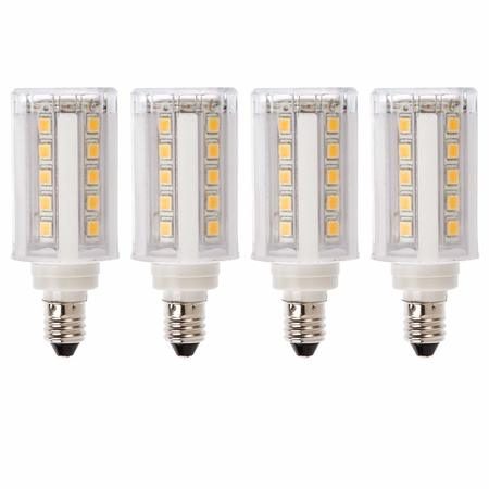 Newhouse Lighting E11 Non-Dim Mini-Candelabra Base 5W LED Light Bulbs Warm White, PK 4 E11-5060-4